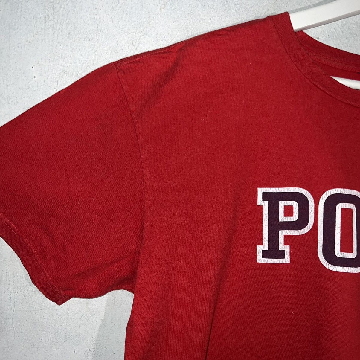 Polo Ralph Lauren 90s Vintage Polo Spell Out Logo Ralph Lauren T-Shirt Size US XL / EU 56 / 4 - 2 Thumbnail