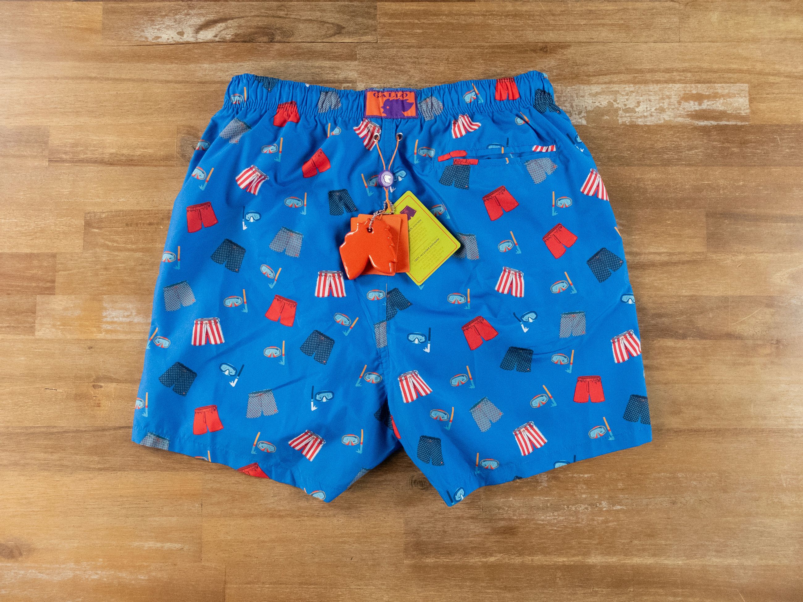Other GALLO blue beach objects print swim shorts Medium Italy Size US 32 / EU 48 - 6 Thumbnail