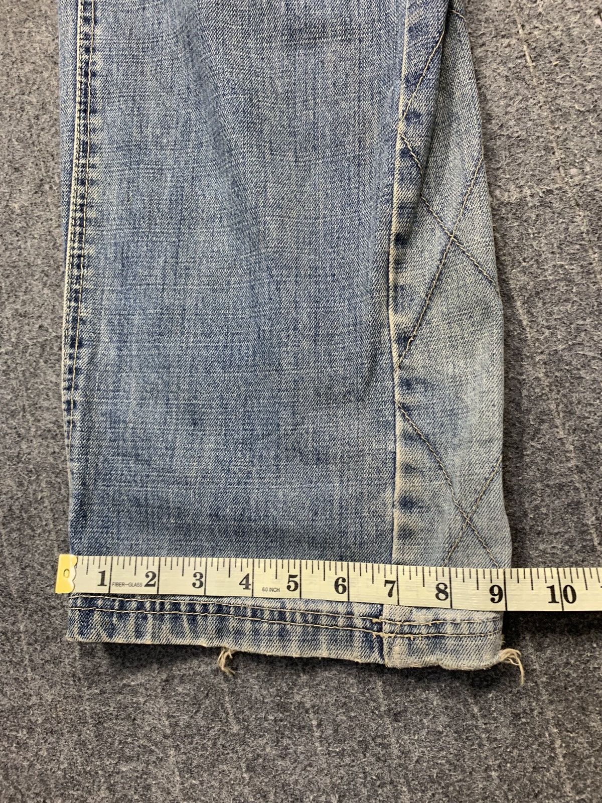 Japanese Brand Workshop Sport Rambo Cargo Indigo Denim Anime Cyber Punk Size US 34 / EU 50 - 14 Thumbnail