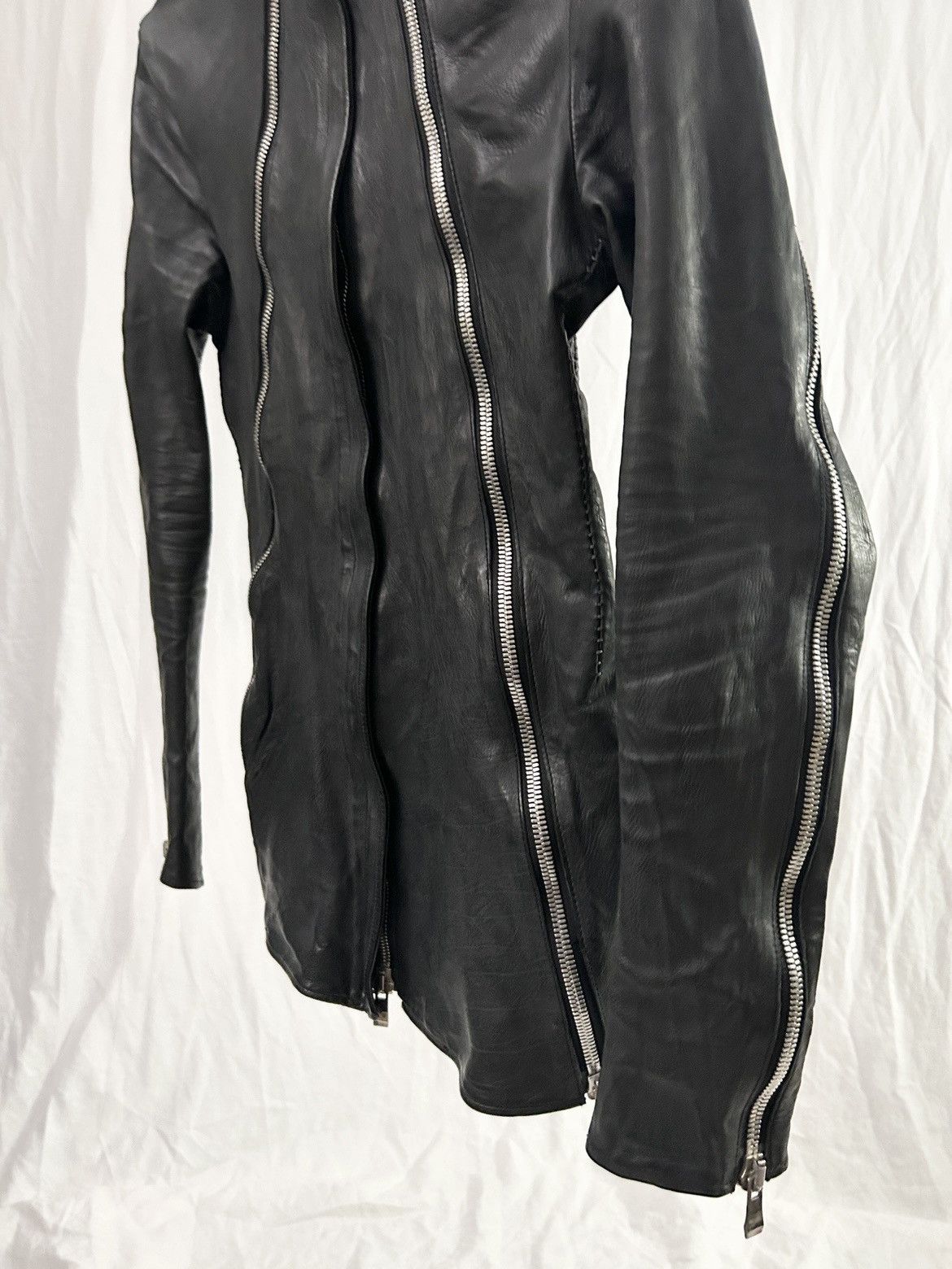 Incarnation Incarnation Zipper Sleeve Leather Jacket Size US S / EU 44-46 / 1 - 5 Thumbnail