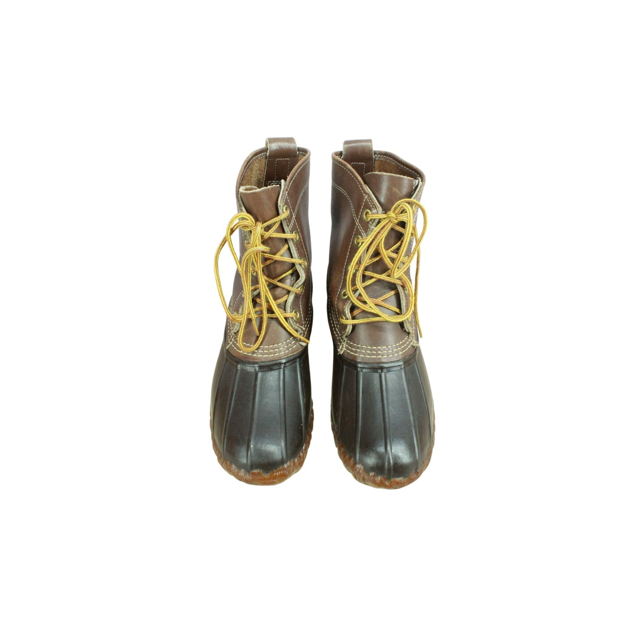 Leather Vintage LL Bean Women's Leather Unlined Hunting Duck Boots Size US 7 / IT 37 - 5 Thumbnail
