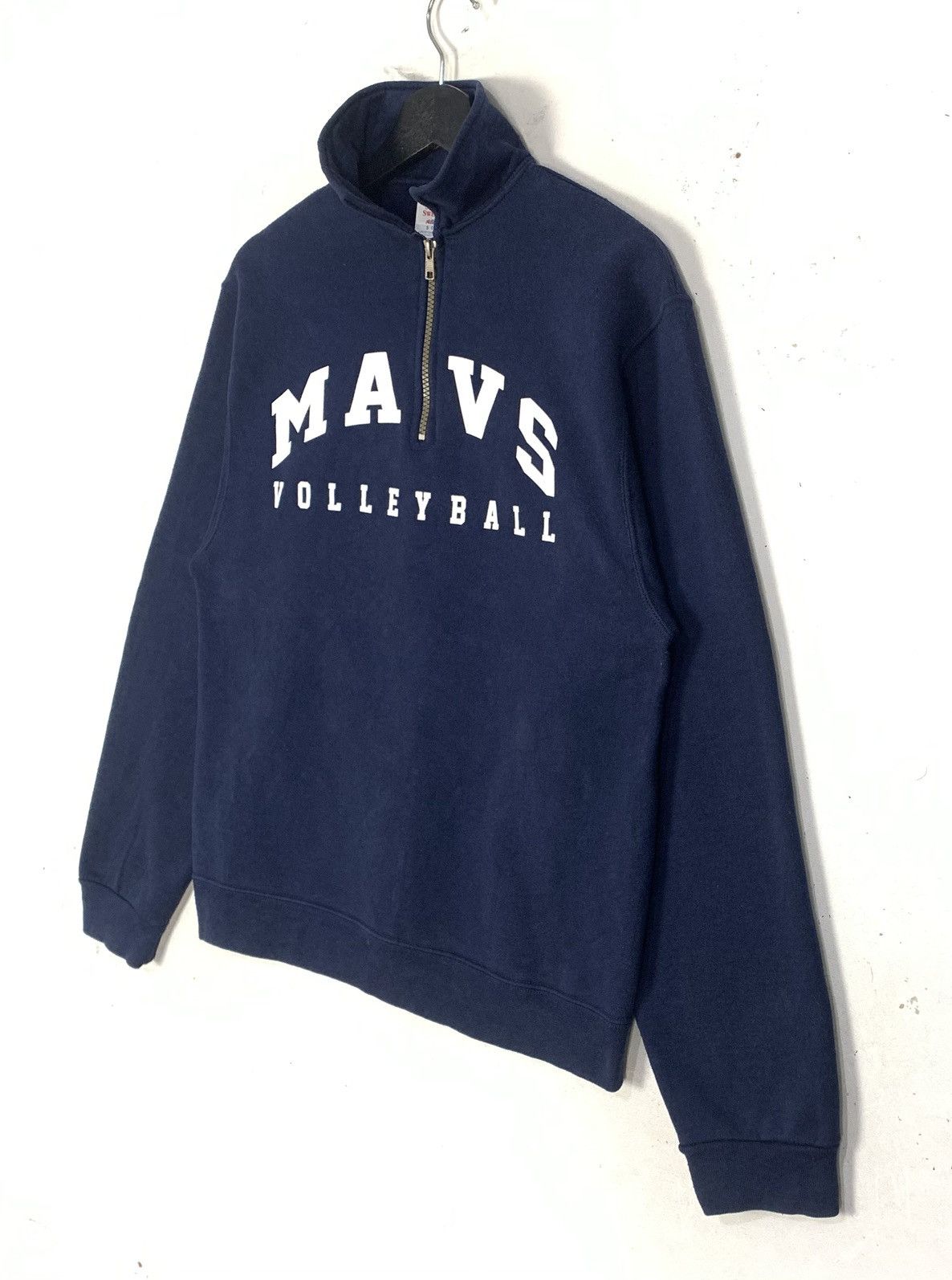 Vintage Vintage Jerzees MAVS Volleyball Streetwear Halfzip Fleece Size US M / EU 48-50 / 2 - 4 Thumbnail