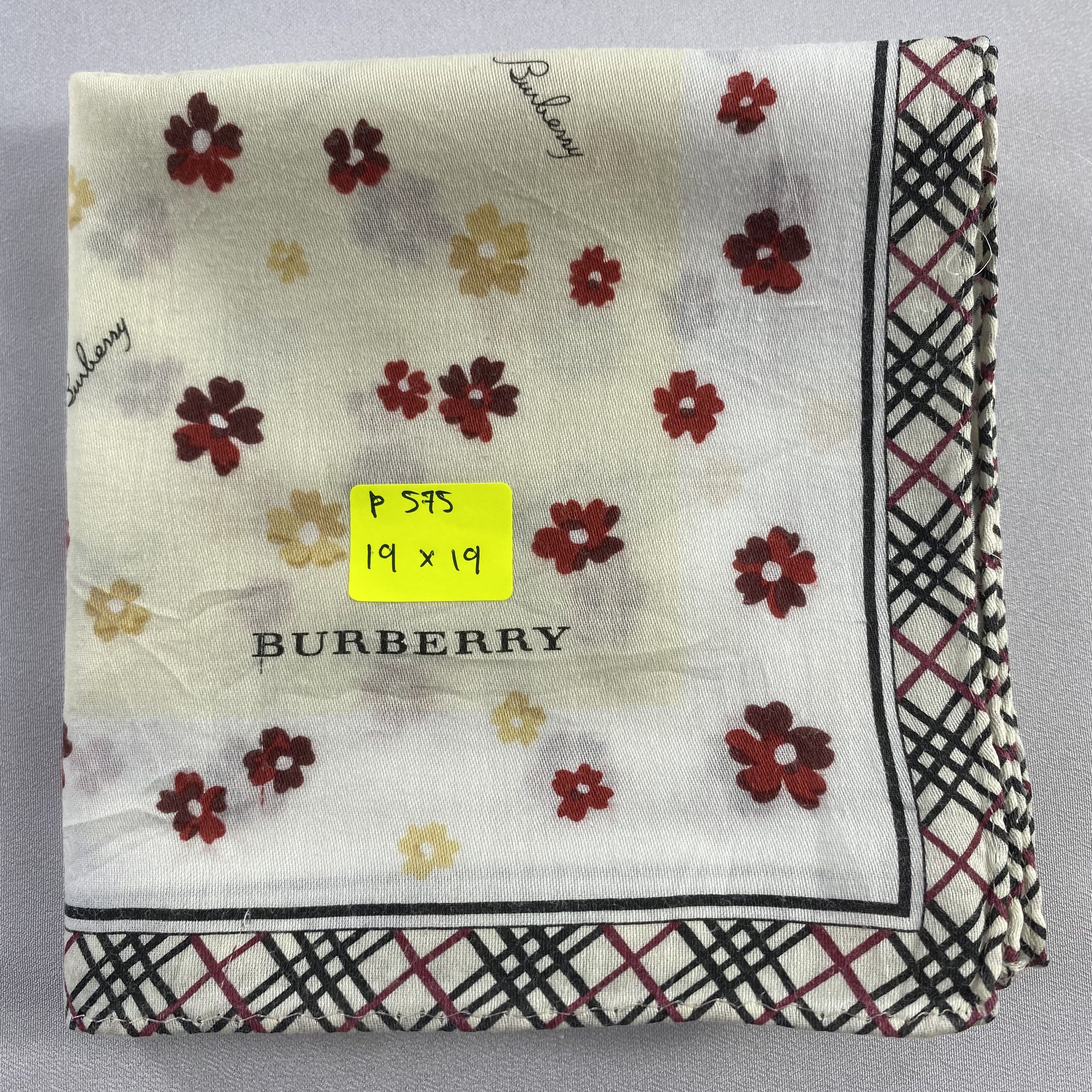 Burberry × Vintage Burberry Handkerchief / Neckerchief / Bandana-P575 Size ONE SIZE - 5 Thumbnail