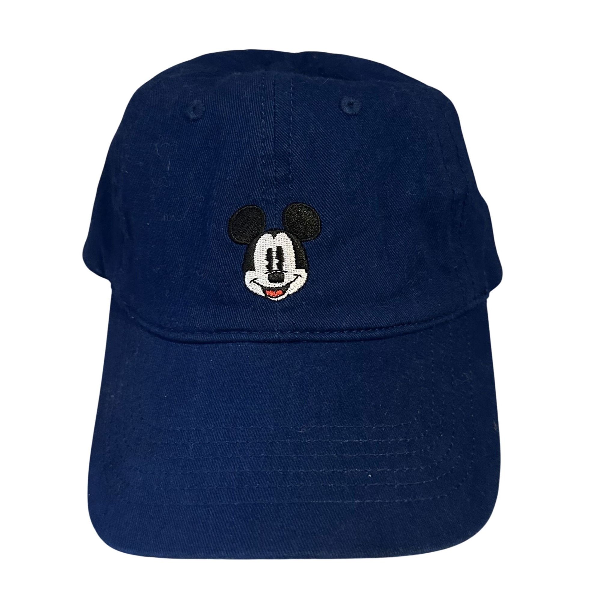 Disney Disney Mickey Mouse Logo Ball Cap Adjustable Buckle Hat Embr Size ONE SIZE - 1 Thumbnail