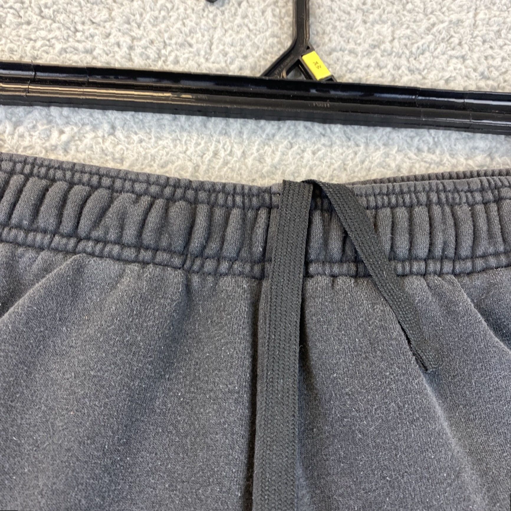 Adidas ADIDAS Essentials 3-Stripes Black Sweat Shorts - XS - Athletic - Mens Size US 27 - 4 Thumbnail