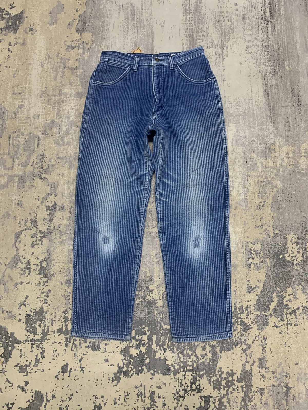 Vintage Wrangler Hickory Stripe Work Pants Vintage Streetwear Size US 27 - 1 Thumbnail
