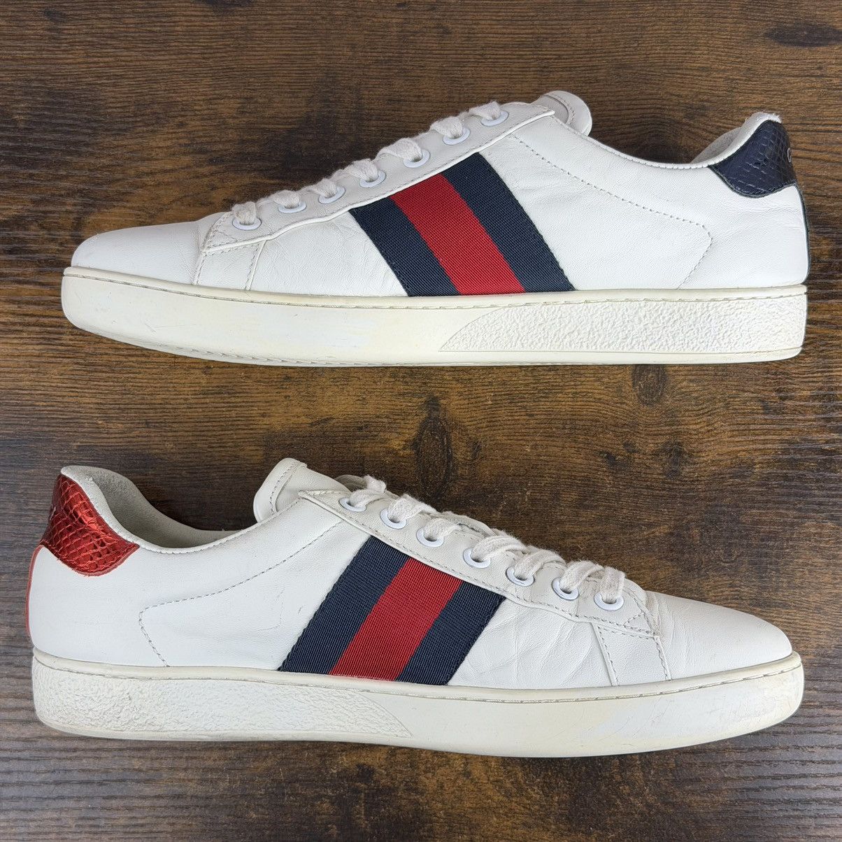 Gucci Gucci Ace Low Kingsnake Size 40 EU / 7 UK / 10 US Italy Rare Size US 10 / IT 40 - 4 Thumbnail