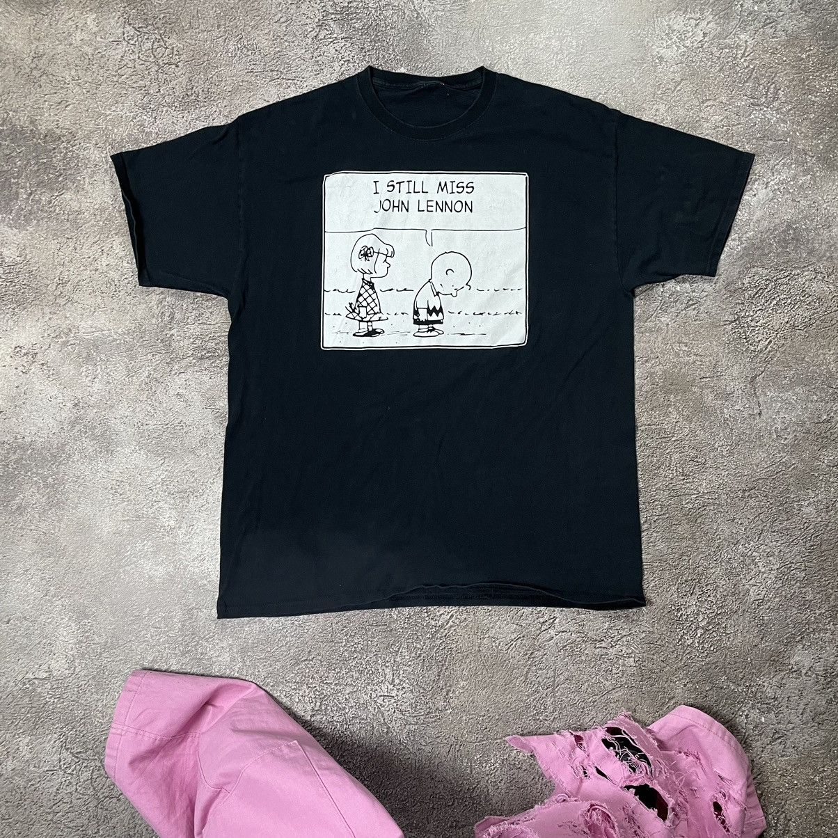 Vintage Vintage Y2K ADULT “ I STILL MISS JOHN LENNON “ FUNNY BuyTee Size US L / EU 52-54 / 3 - 1 Thumbnail
