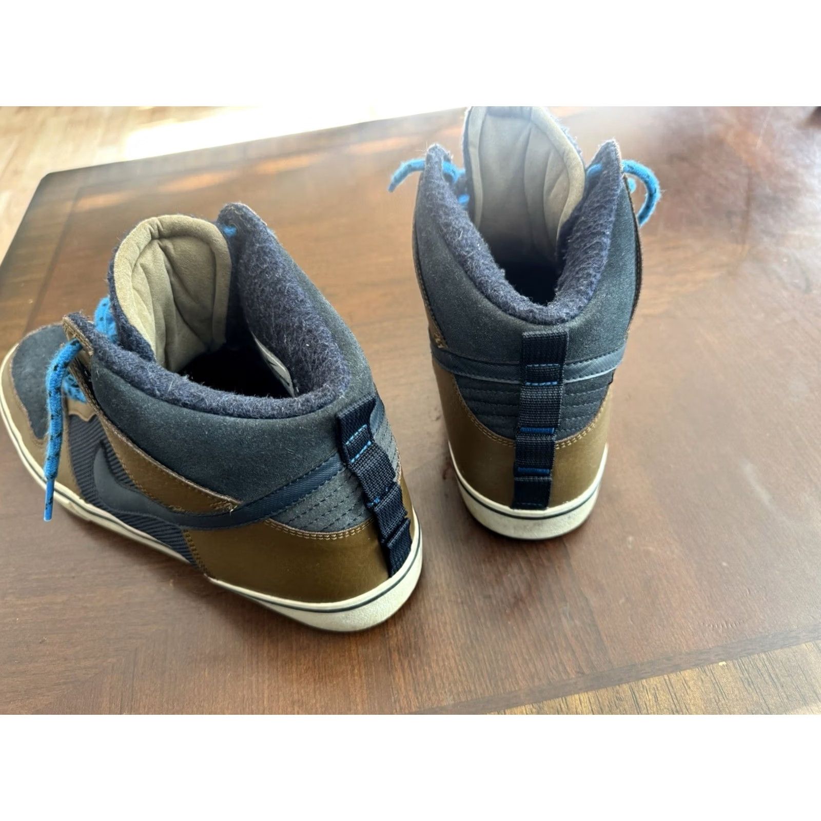 Nike Nike Dunk High LR Leather Winterized Mens Size 10.5 Khaki Obsidian Sneakers High Top Leather Winterized Nike Dunk 2012 Mens Shoes Size US 11 / EU 44 - 2 Thumbnail