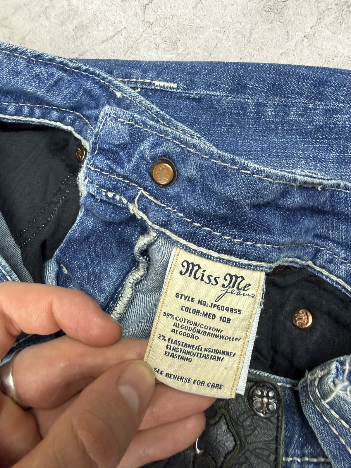 Miss Me Miss Me Skinny Jeans Y2k Japanese Size 28 Size 28" / US 6 / IT 42 - 9 Thumbnail
