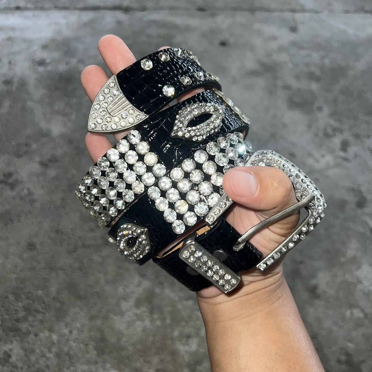Japanese Brand × Vintage Y2k Custom Diamond Belt Size ONE SIZE - 2 Thumbnail