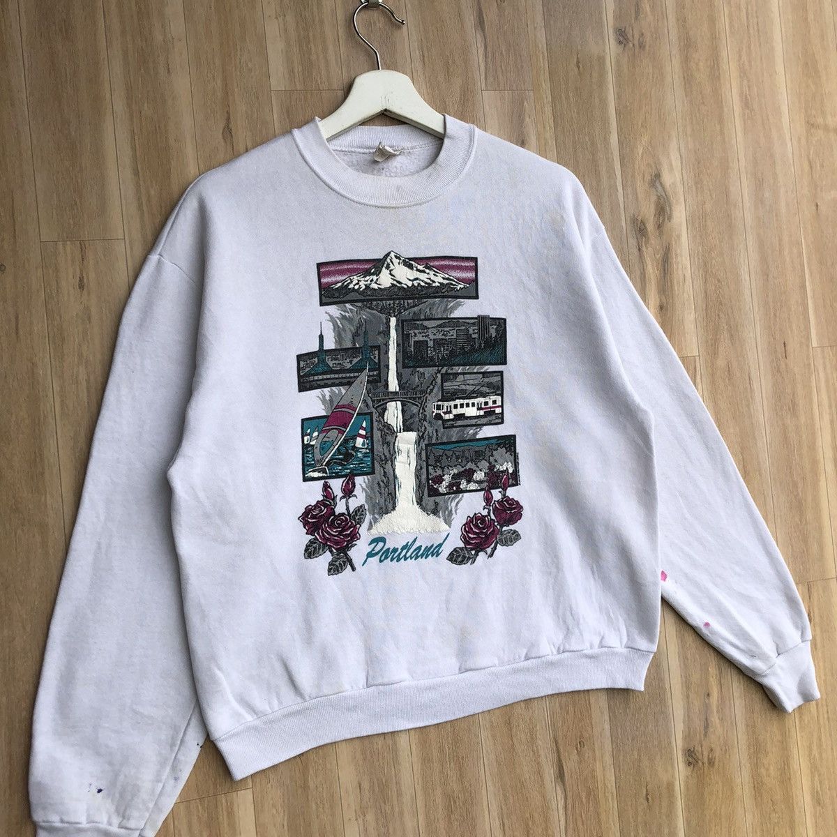 Vintage Vintage Portland City in Oregon Sweatshirt Size US M / EU 48-50 / 2 - 2 Thumbnail