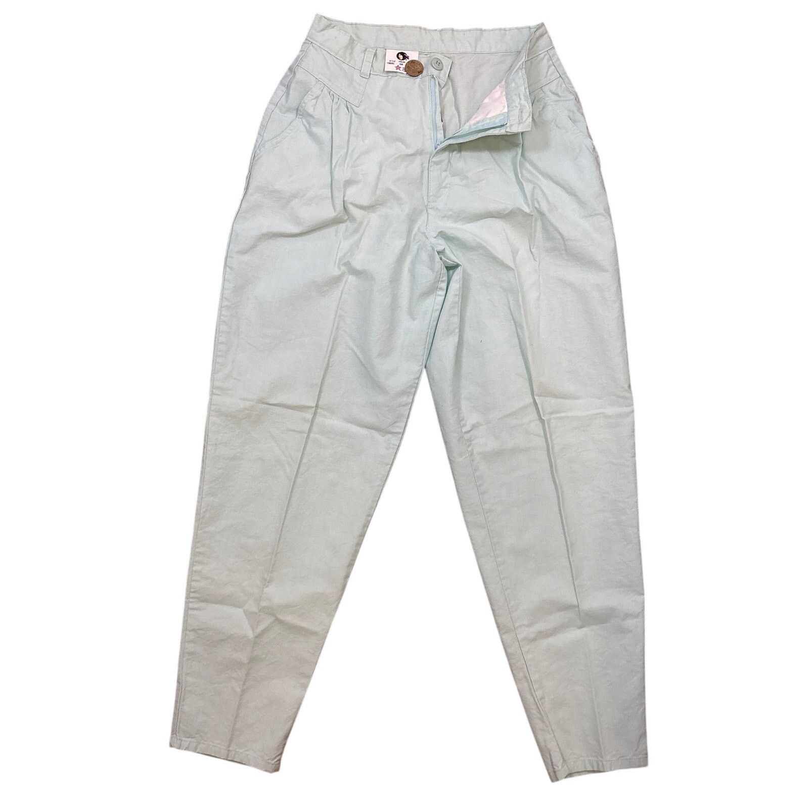 Cherokee Vtg 70s Cherokee high waist pants FW0201 aqua 12 mint Size 34" / US 12 / IT 48 - 1 Thumbnail