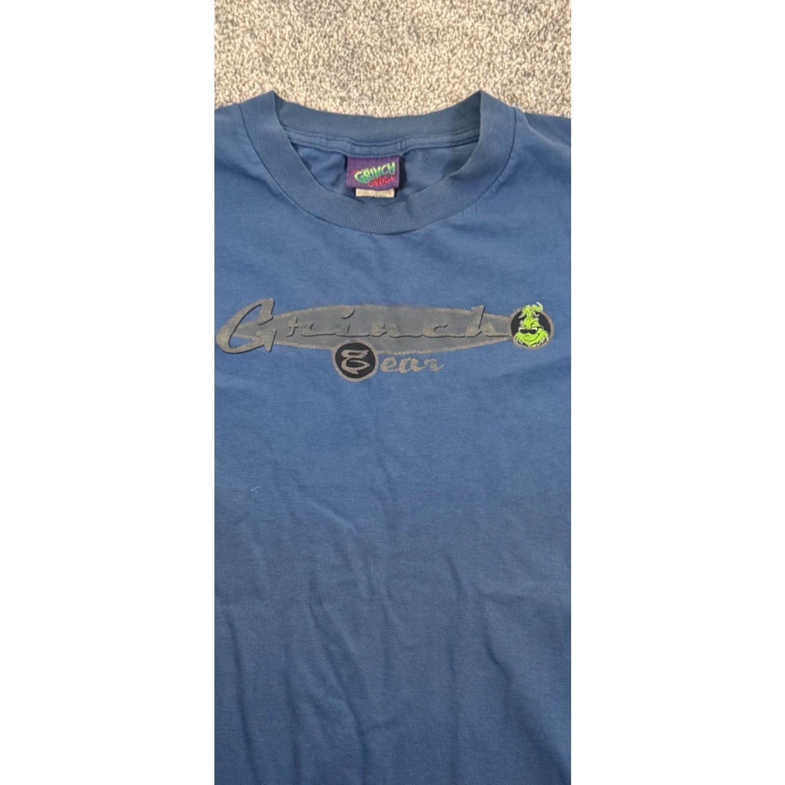 Vintage VINTAGE Grinch Gear Shirt Mens Large Streetwear Christmas Universal Studios T-Shirt 100% Cotton Blue Long Sleeve Crew Neck Cartoon Movie Mens Size US L / EU 52-54 / 3 - 3 Thumbnail