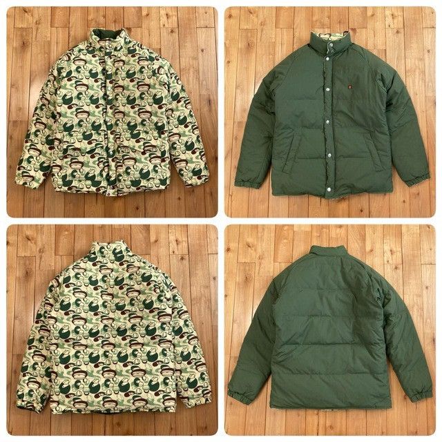 Bape 🔥Reversible🔥 BAPE Puffer Down Jacket Milo Camo a bathing ape Size US S / EU 44-46 / 1 - 1 Thumbnail