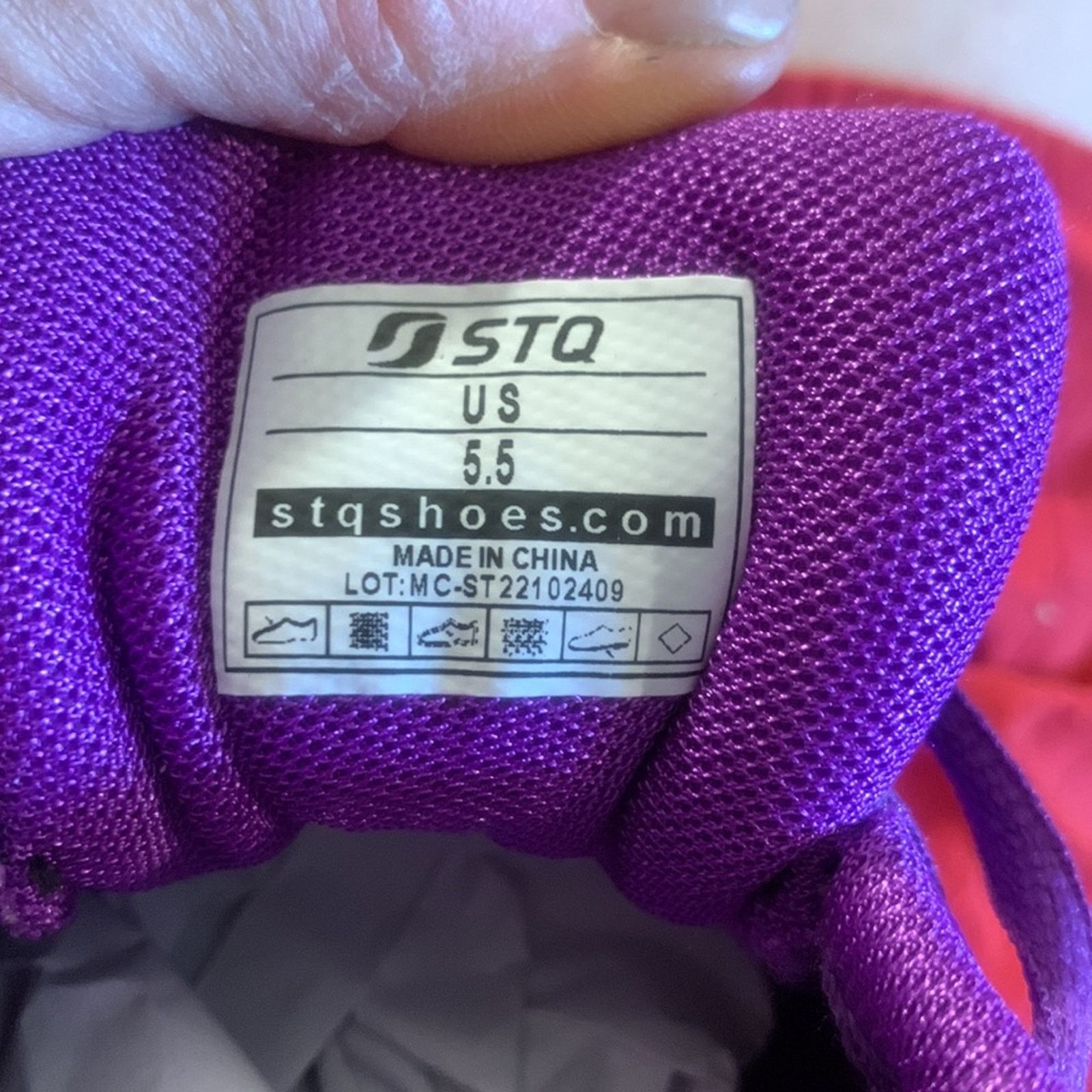 Vintage BNWT STQ purple walking athletic tennis shoes sneakers Size US 5.5 / IT 35.5 - 11 Thumbnail