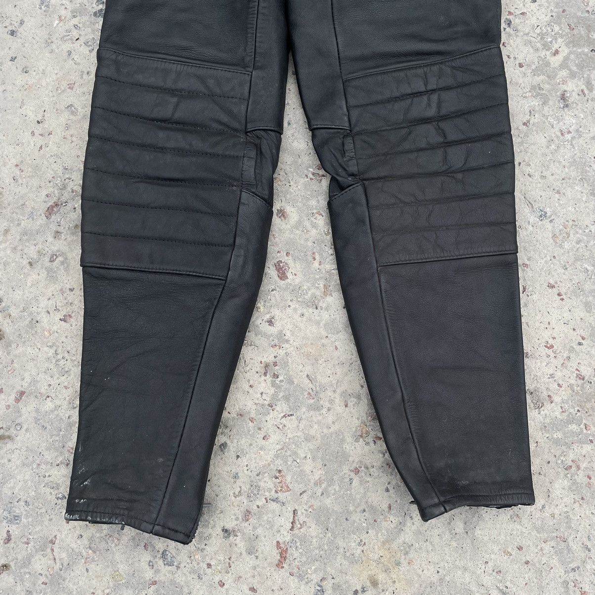 Vintage Vintage Moto Pants 31 Real Leather Y2K 90s USA Style Size US 31 - 3 Thumbnail