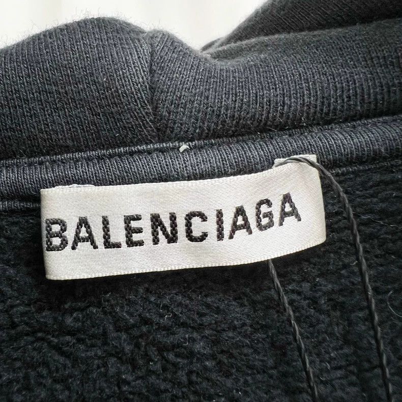 Balenciaga Balenciaga Embroidered Crown Letter Hoodie Size US XS / EU 42 / 0 - 5 Thumbnail