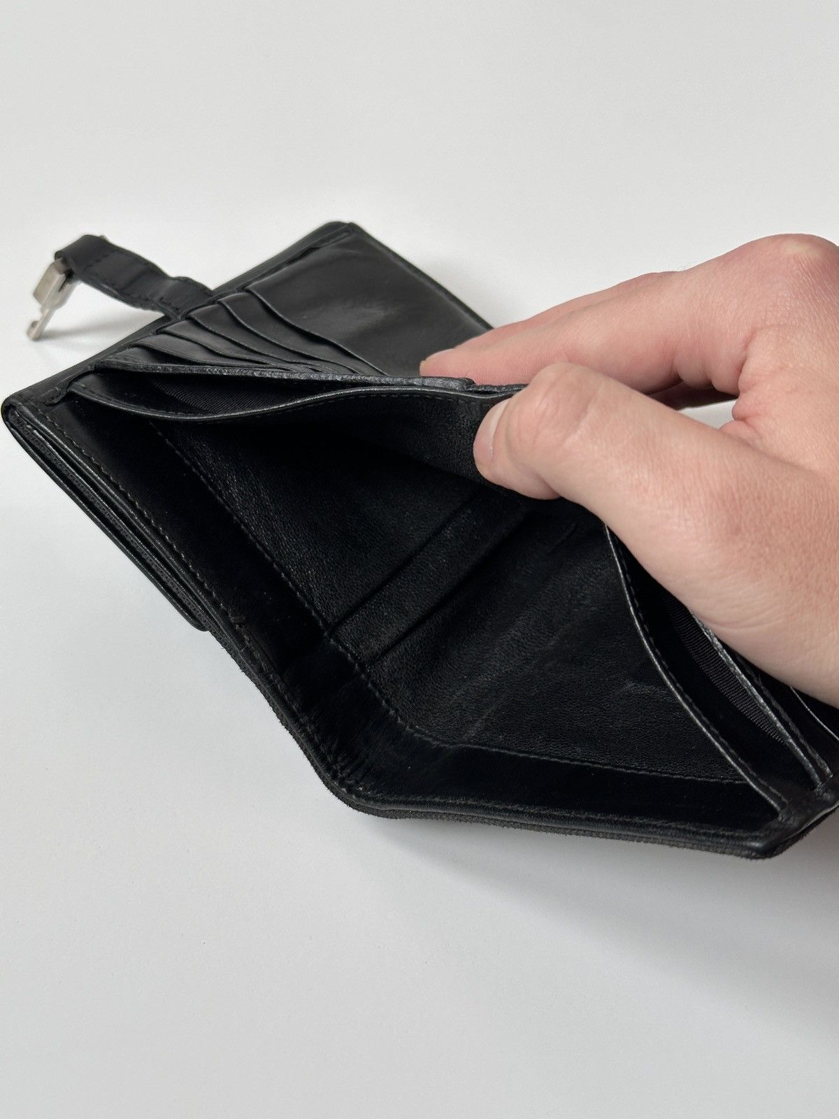 Gucci GUCCI Jackie Nylon Black Lather Compact Wallet Size ONE SIZE - 19 Thumbnail