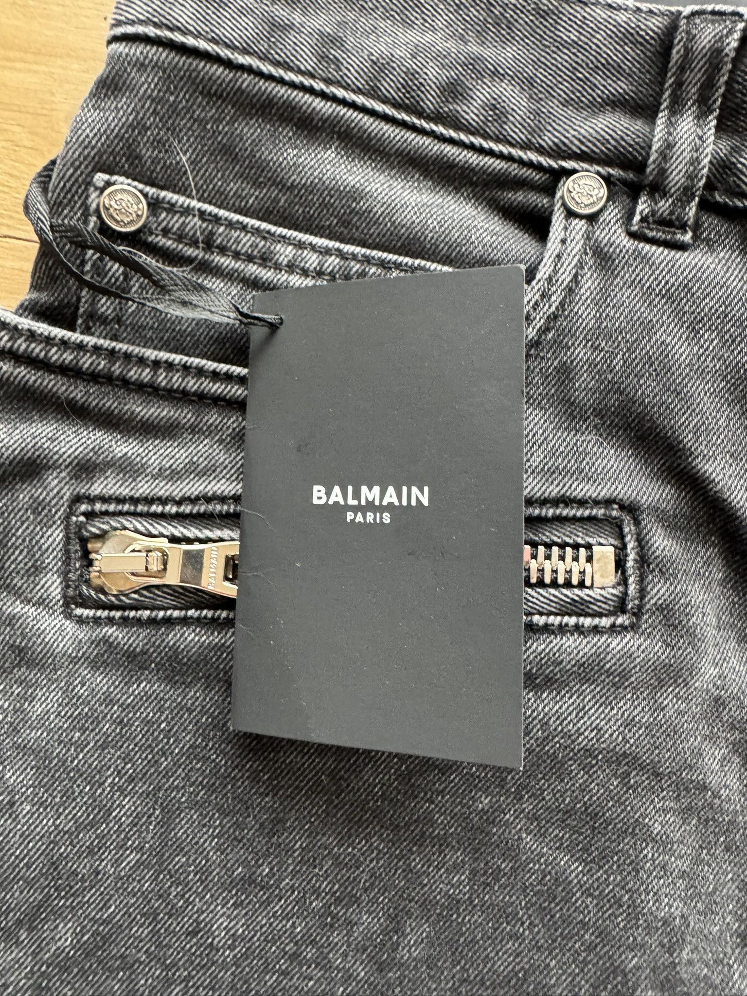 Balmain BALMAIN BIKER DENIM PANTS Size US 32 / EU 48 - 7 Thumbnail