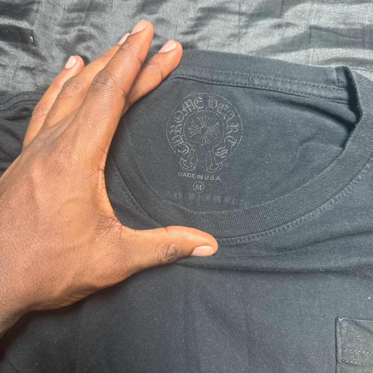 Chrome Hearts Chrome Hearts Gradient Logo T-Shirt Black Size US M / EU 48-50 / 2 - 5 Thumbnail