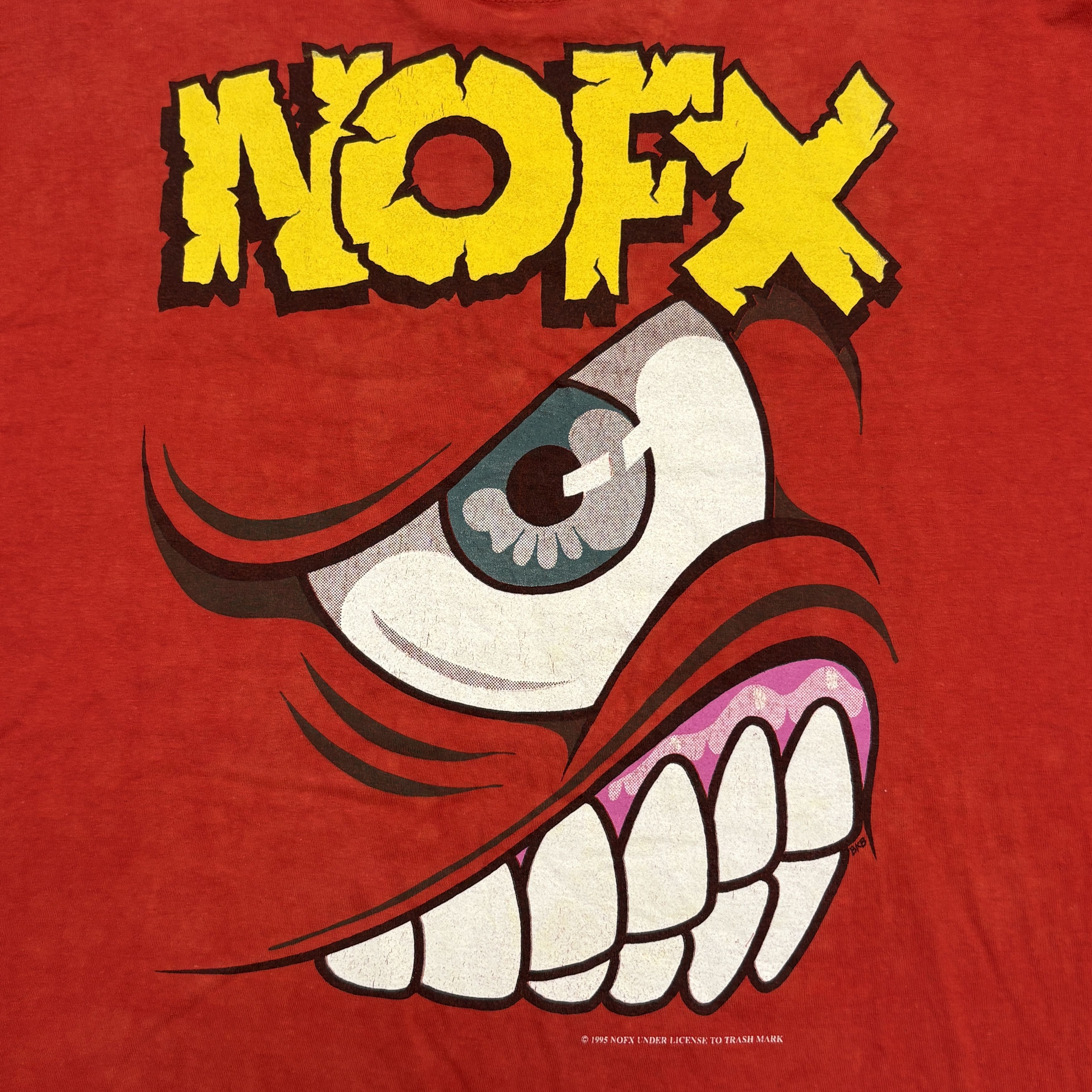 Band Tees Vintage Nofx Shirt 1995 Tour Concert Punk Rock Band Tee Size US XL / EU 56 / 4 - 4 Thumbnail