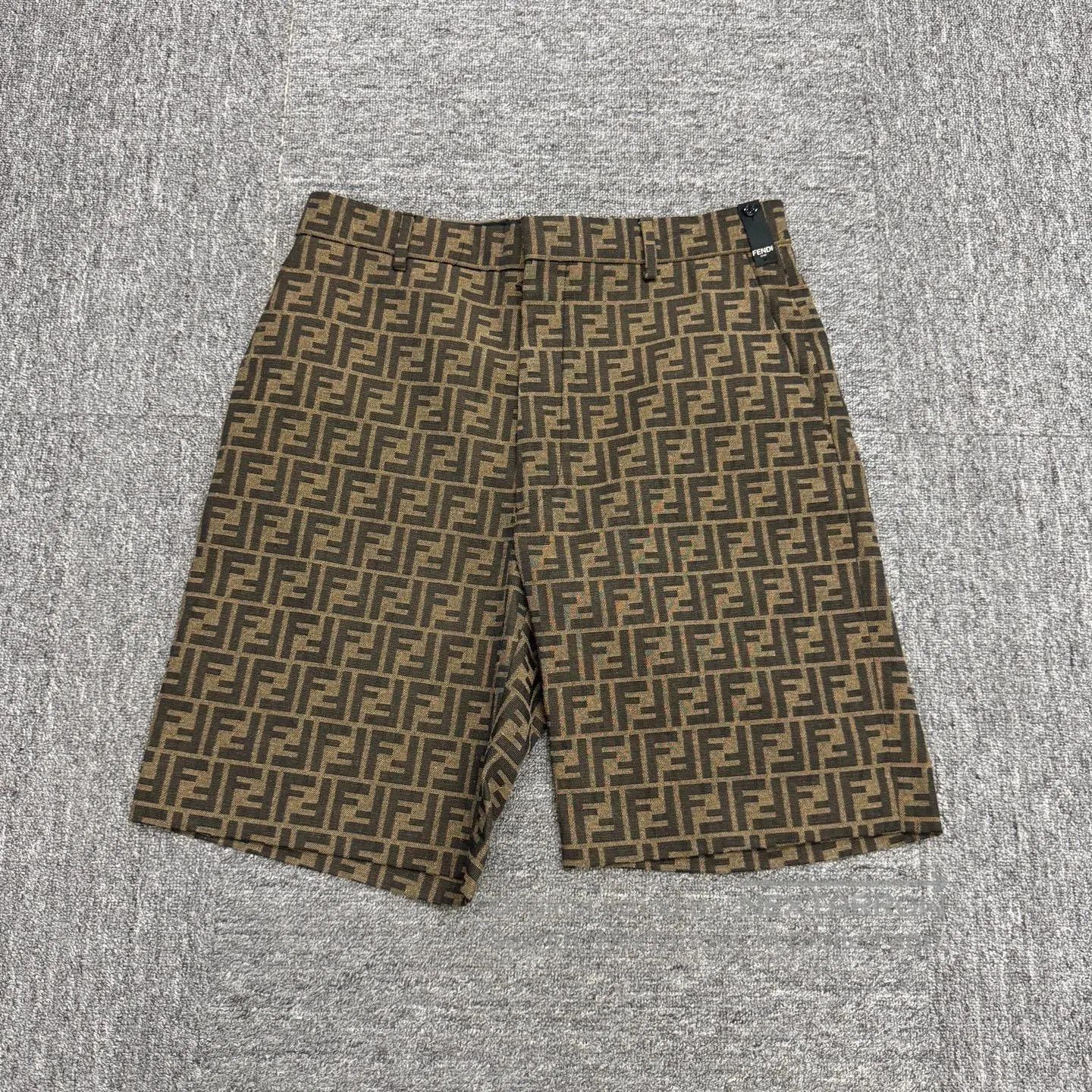 Fendi Fendi Monogram Shorts (Fendi Monogram Shorts). Size US 30 / EU 46 - 1 Thumbnail