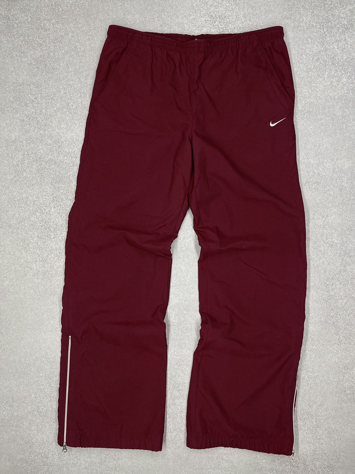 Nike Women Nike Drill Sweatpants Vinous Drip Y2K ACG TN Size 26" / US 2 / IT 38 - 2 Thumbnail