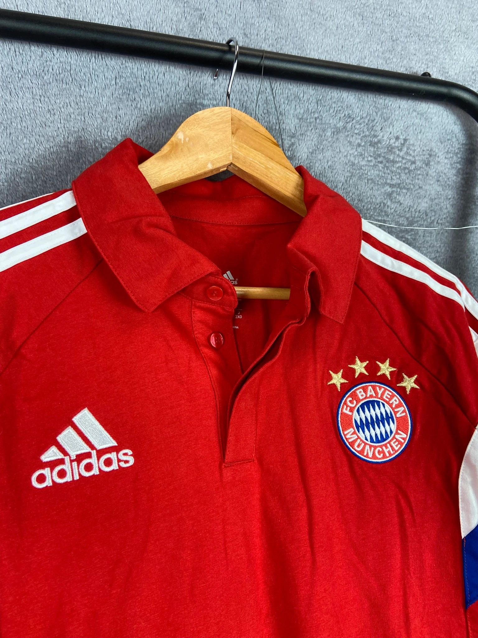 Adidas Bayern Munich Adidas Polo Shirt Size L Size US L / EU 52-54 / 3 - 2 Thumbnail