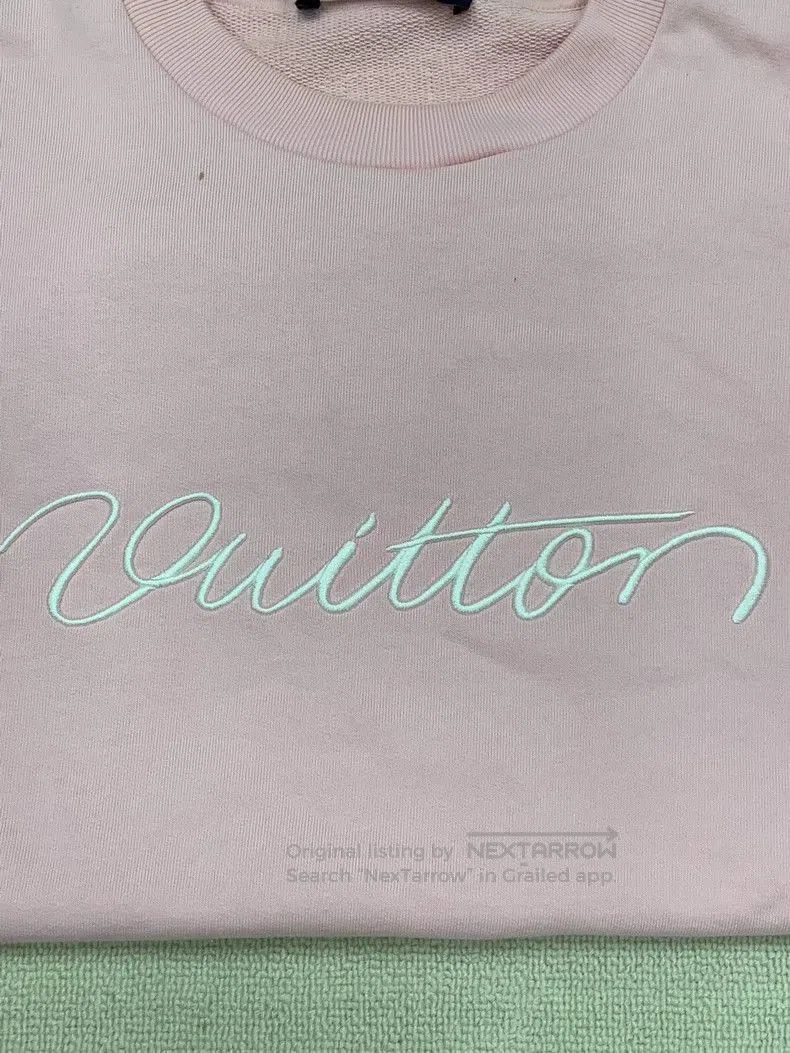 Louis Vuitton Louis Vuitton Men's Pink Crewneck Sweatshirt. Size US XL / EU 56 / 4 - 3 Thumbnail