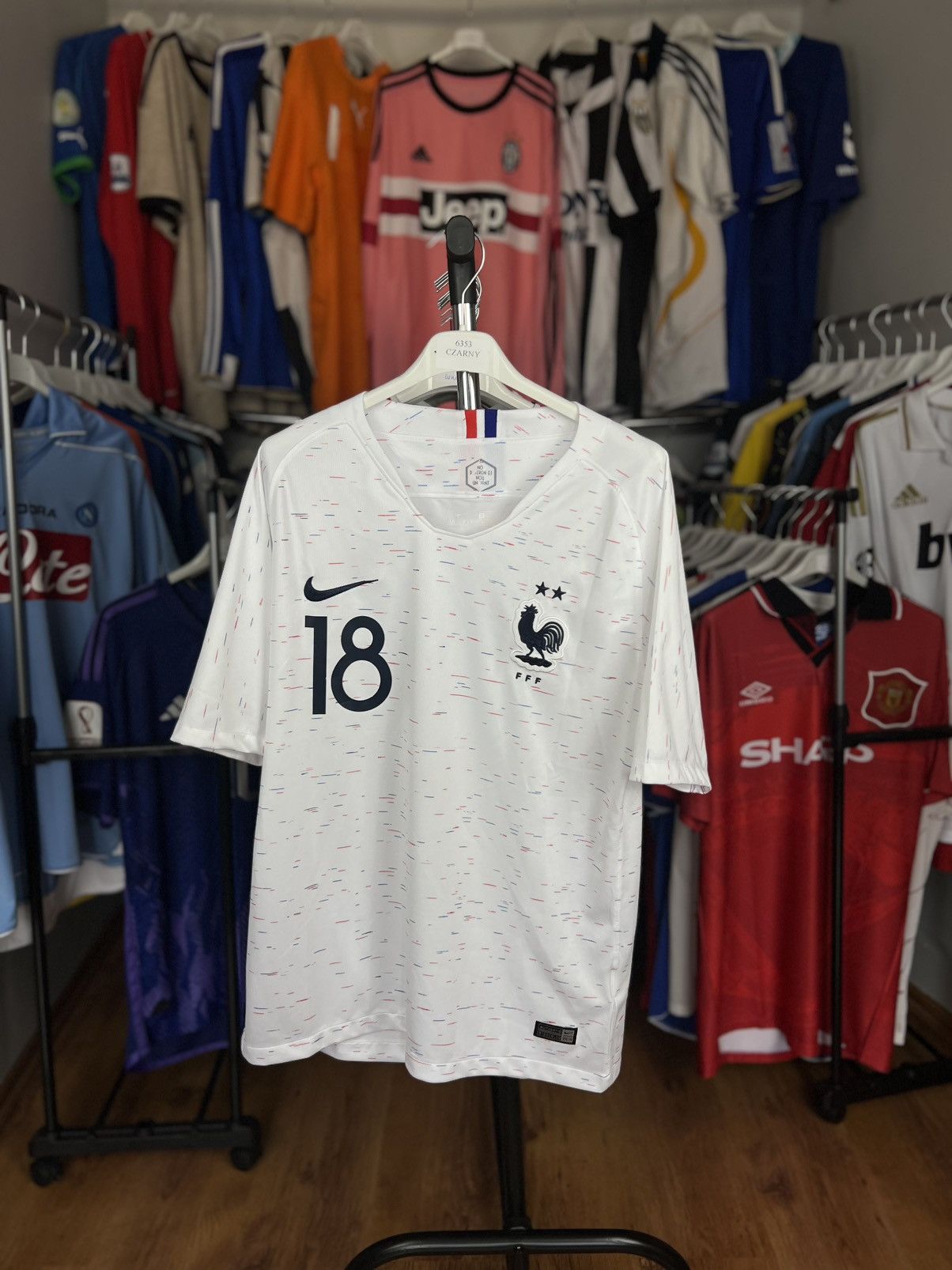 Nike Soccer Jersey Nike France 2018/19 Fekir #18 Size US S / EU 44-46 / 1 - 2 Thumbnail