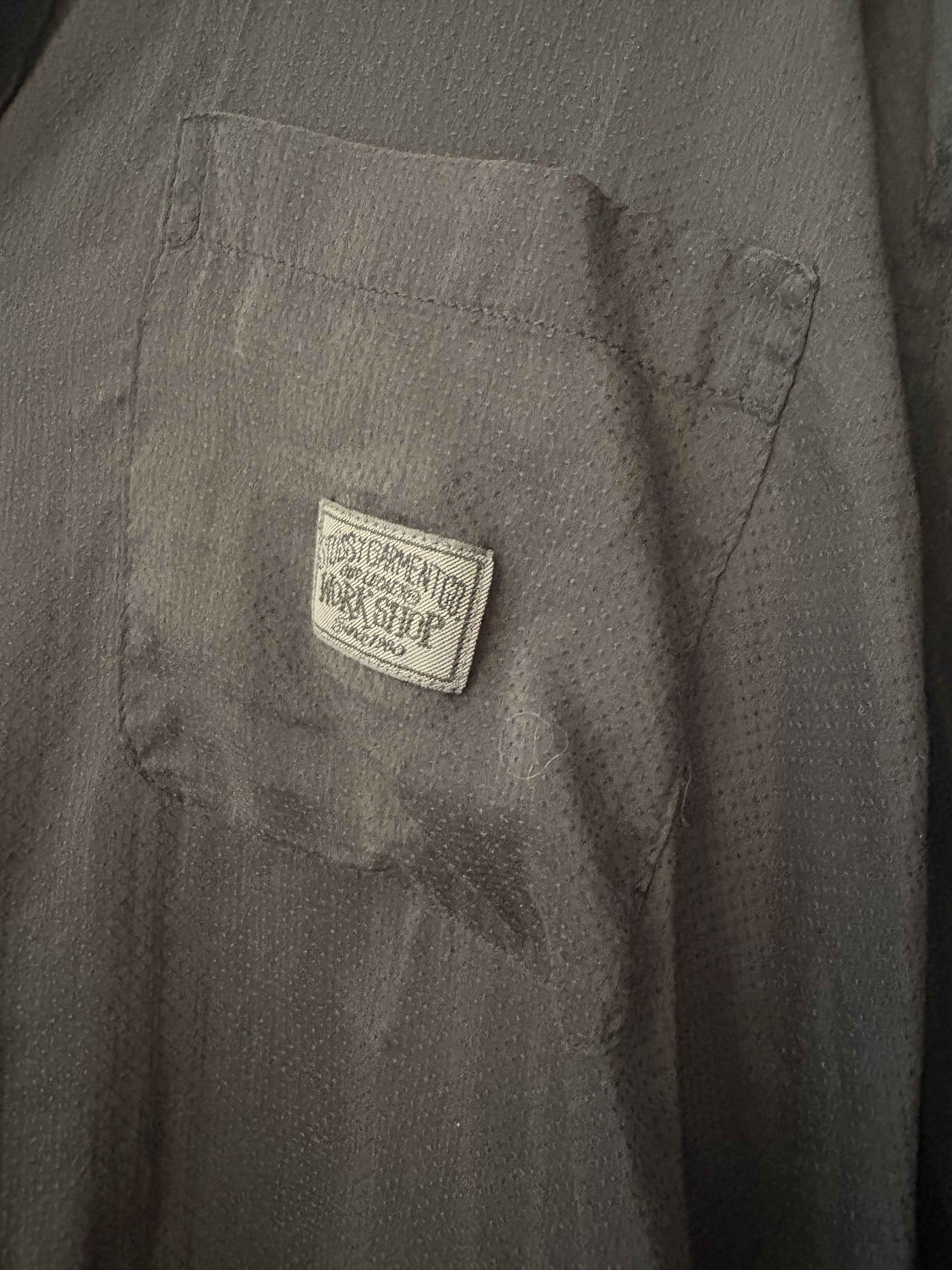 Our Legacy × Stussy Black sheer cotton shirt Size US M / EU 48-50 / 2 - 4 Thumbnail