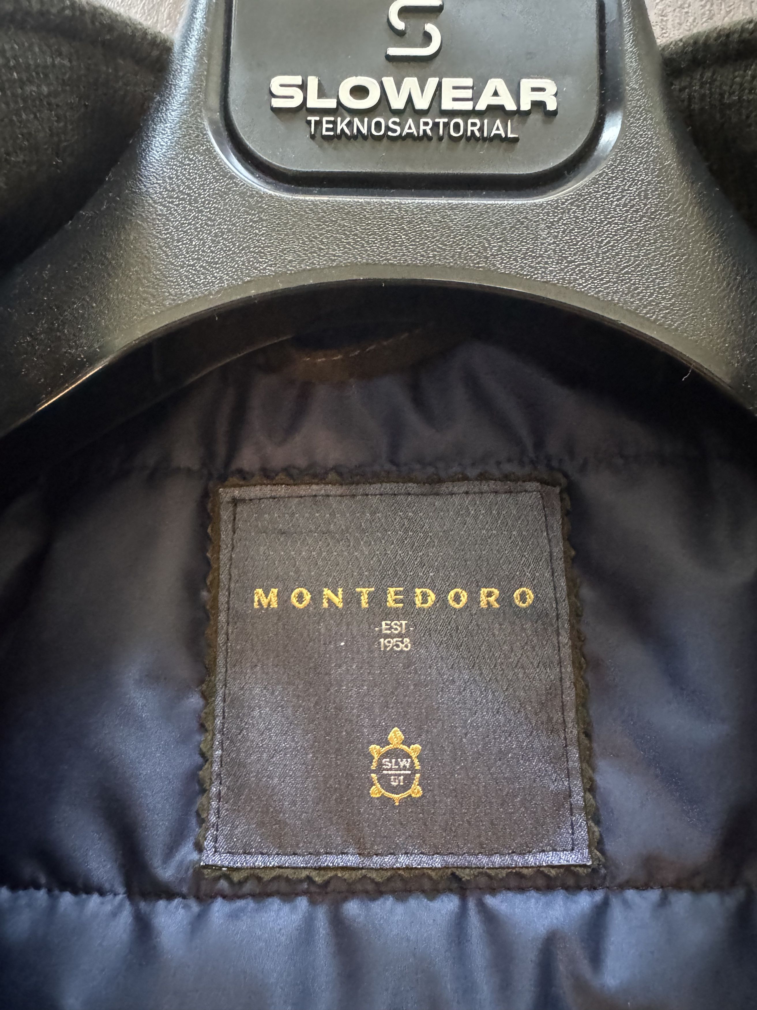 Slowear Montedoro Incotex Insulated Suede Bomber Size US S / EU 44-46 / 1 - 4 Thumbnail