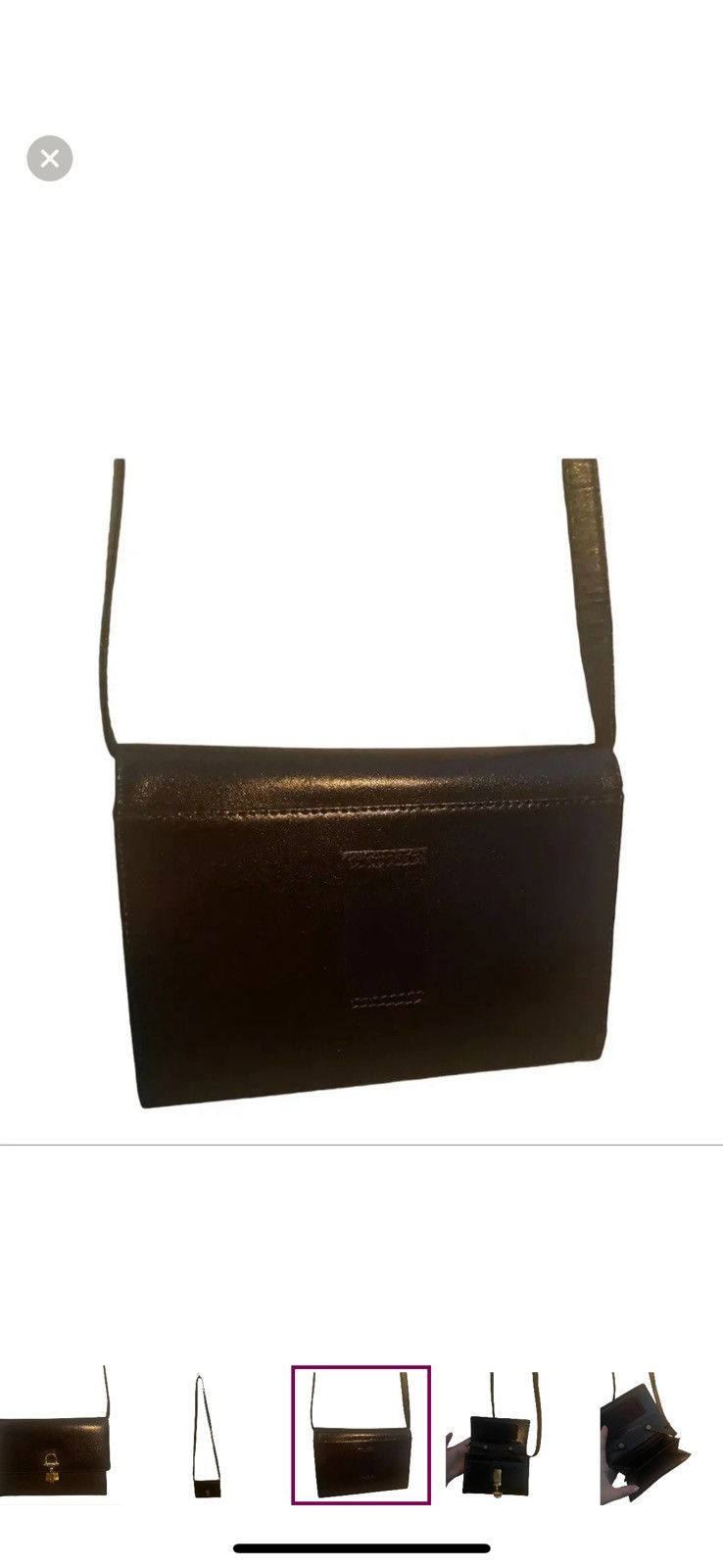 Vera Pelle Brand new Vera Pelle Italian leather horsebit bag Size ONE SIZE - 3 Thumbnail