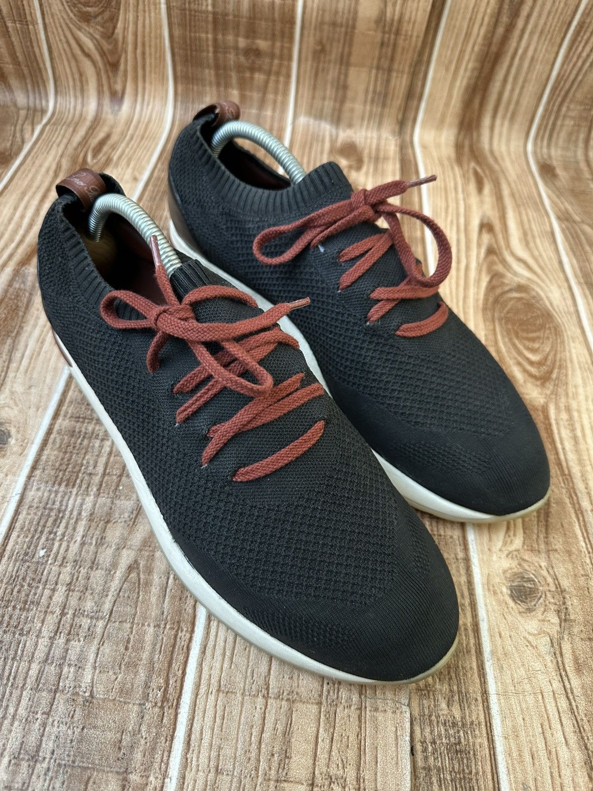 Loro Piana Loro Piana 360 LP Flexy Walk Black Sneaks Size US 11 / EU 44 - 1 Thumbnail