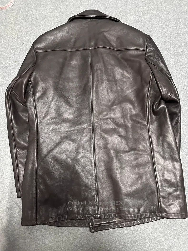Schott Schott E640 Double-breasted Leather Coat Size US XXL / EU 58 / 5 - 5 Thumbnail