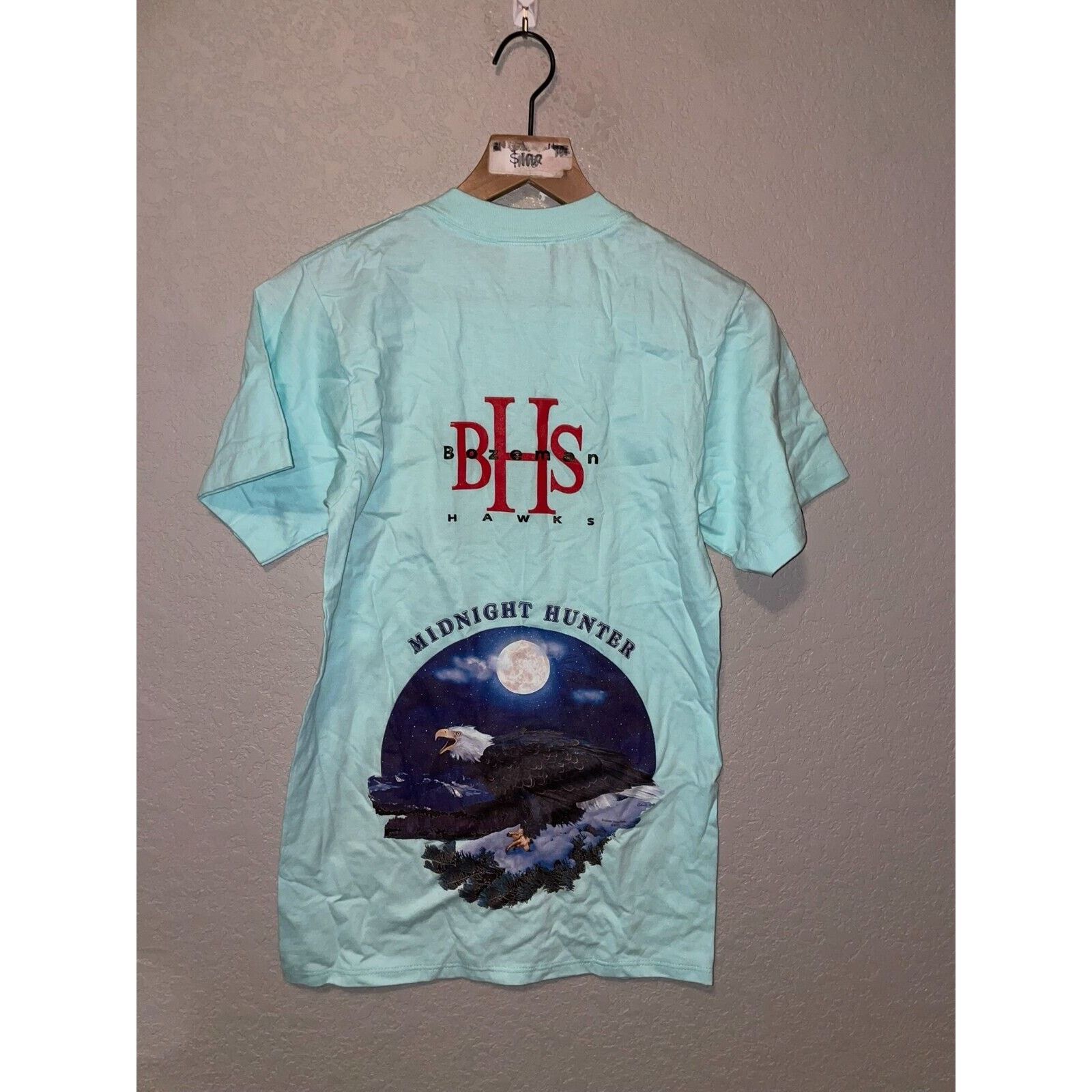 Jerzees Vintage Been Ther Done That Test Print Blue Eagle S Tee 90s Size US S / EU 44-46 / 1 - 6 Thumbnail