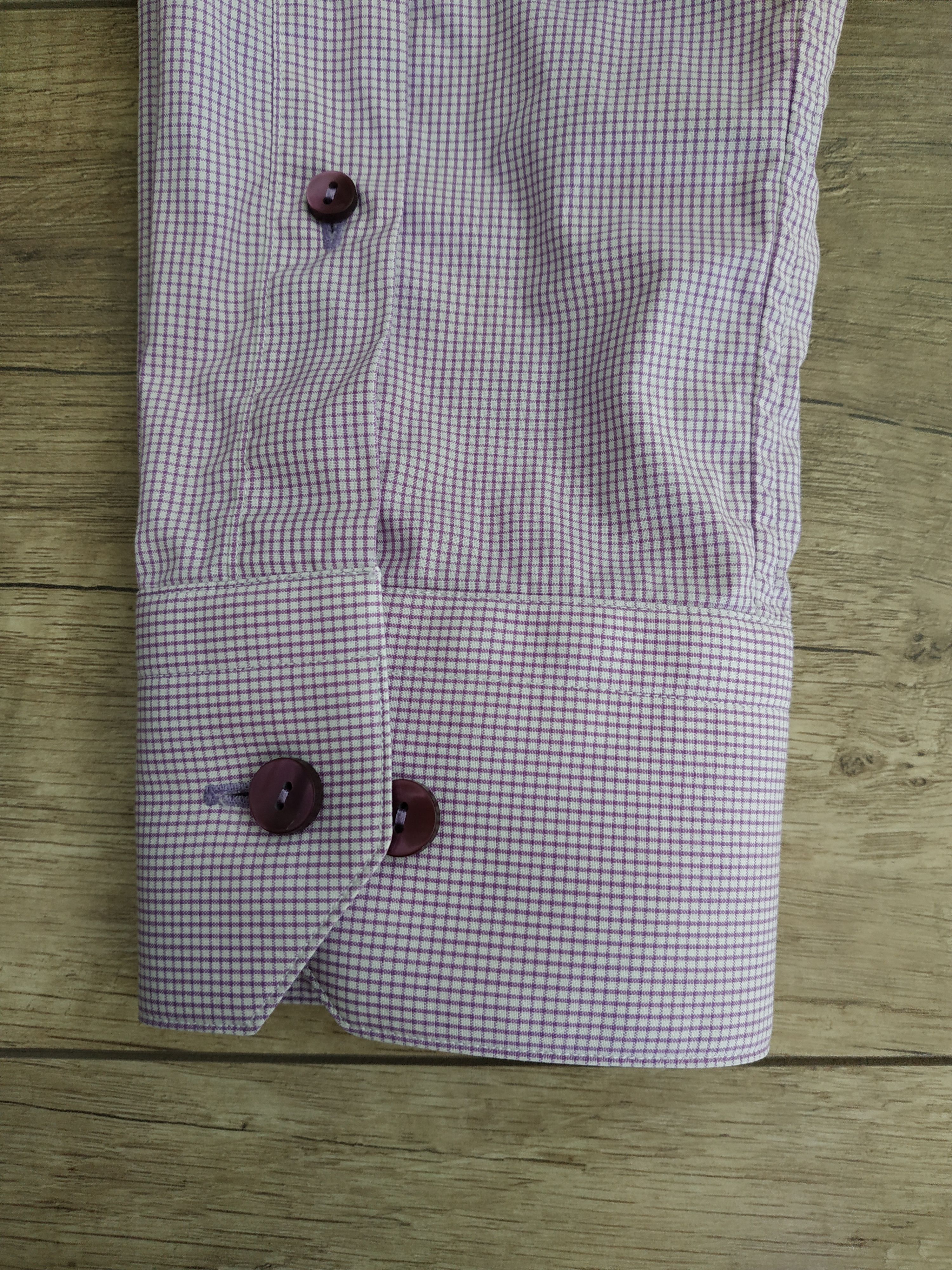 Eton ETON Men's Button Up Purple Slim Fit Shirt, MEDIUM,(40 neck) Size US M / EU 48-50 / 2 - 9 Thumbnail
