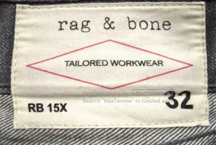 Rag & Bone Rag & Bone Slim Straight Jeans W32. Size US 32 / EU 48 - 4 Thumbnail