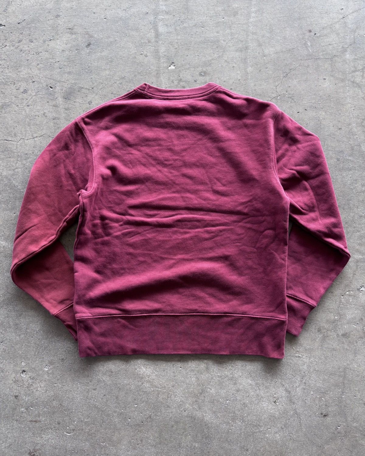 Acne Studios × Japanese Brand 2000s Cane Studios Maroon Crewneck Size US M / EU 48-50 / 2 - 8 Thumbnail
