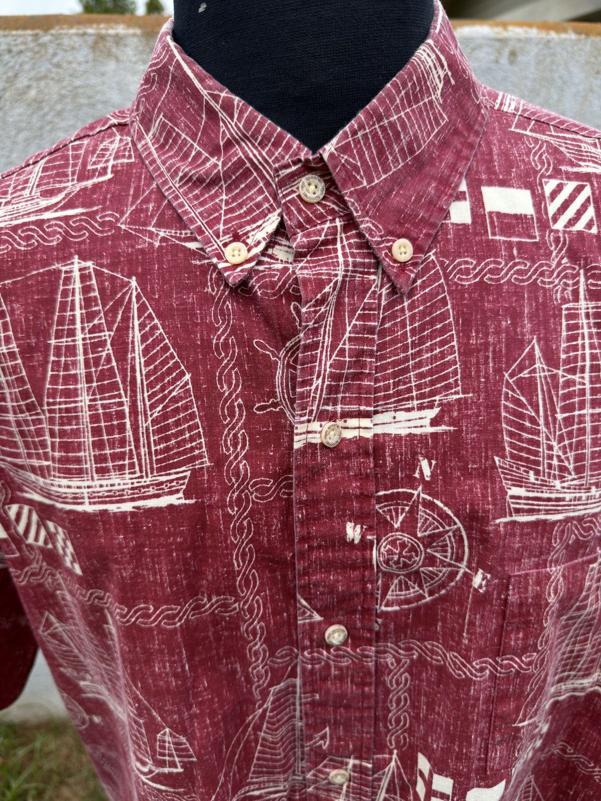 Reyn Spooner PreOwned Reyn Spooner Red Hawaiian Print Men's XXL Size US XXL / EU 58 / 5 - 3 Thumbnail