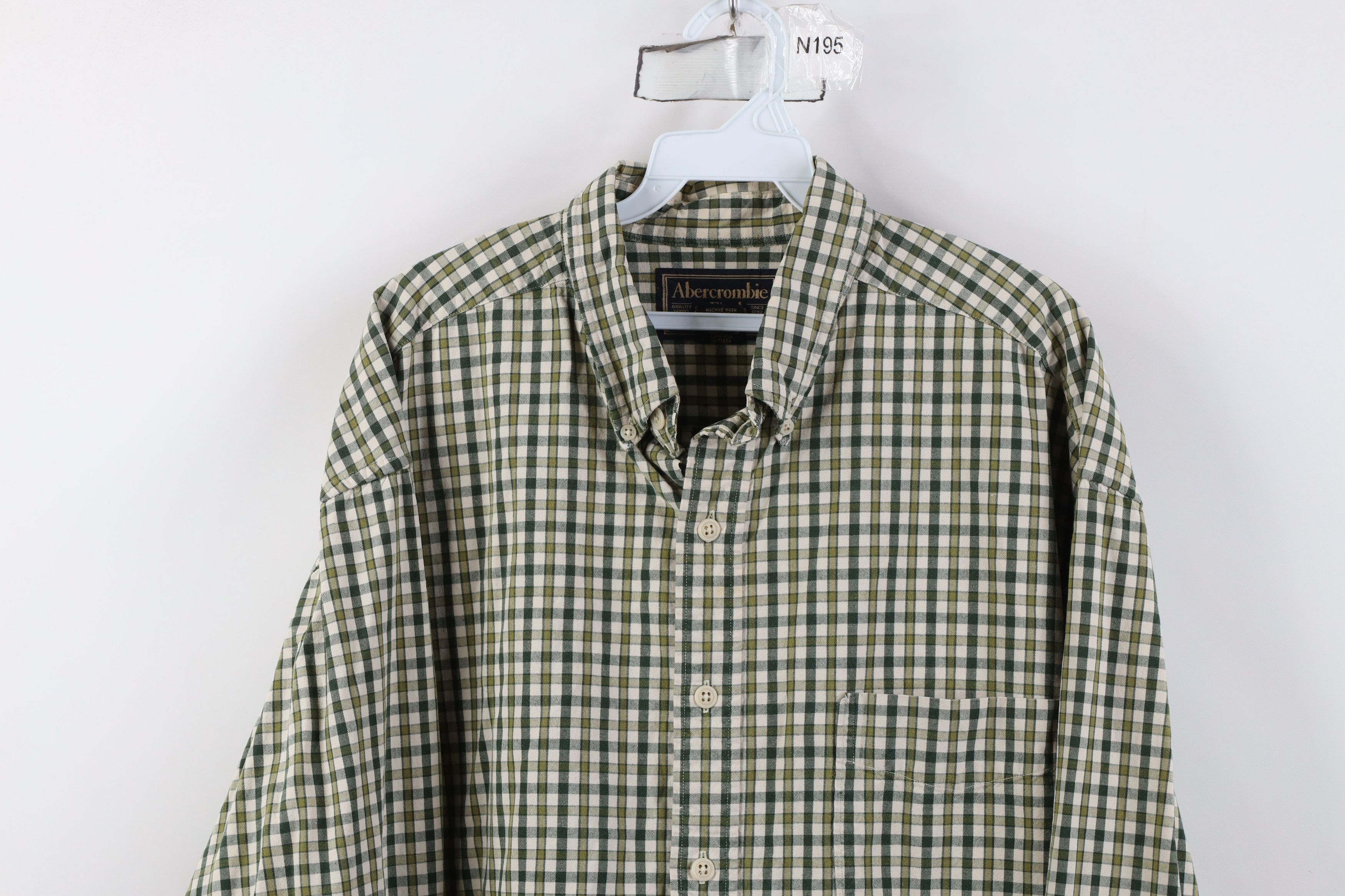 Abercrombie & Fitch Vintage 90s Y2K Abercrombie & Fitch Baggy Button Down Shirt Size US L / EU 52-54 / 3 - 2 Thumbnail