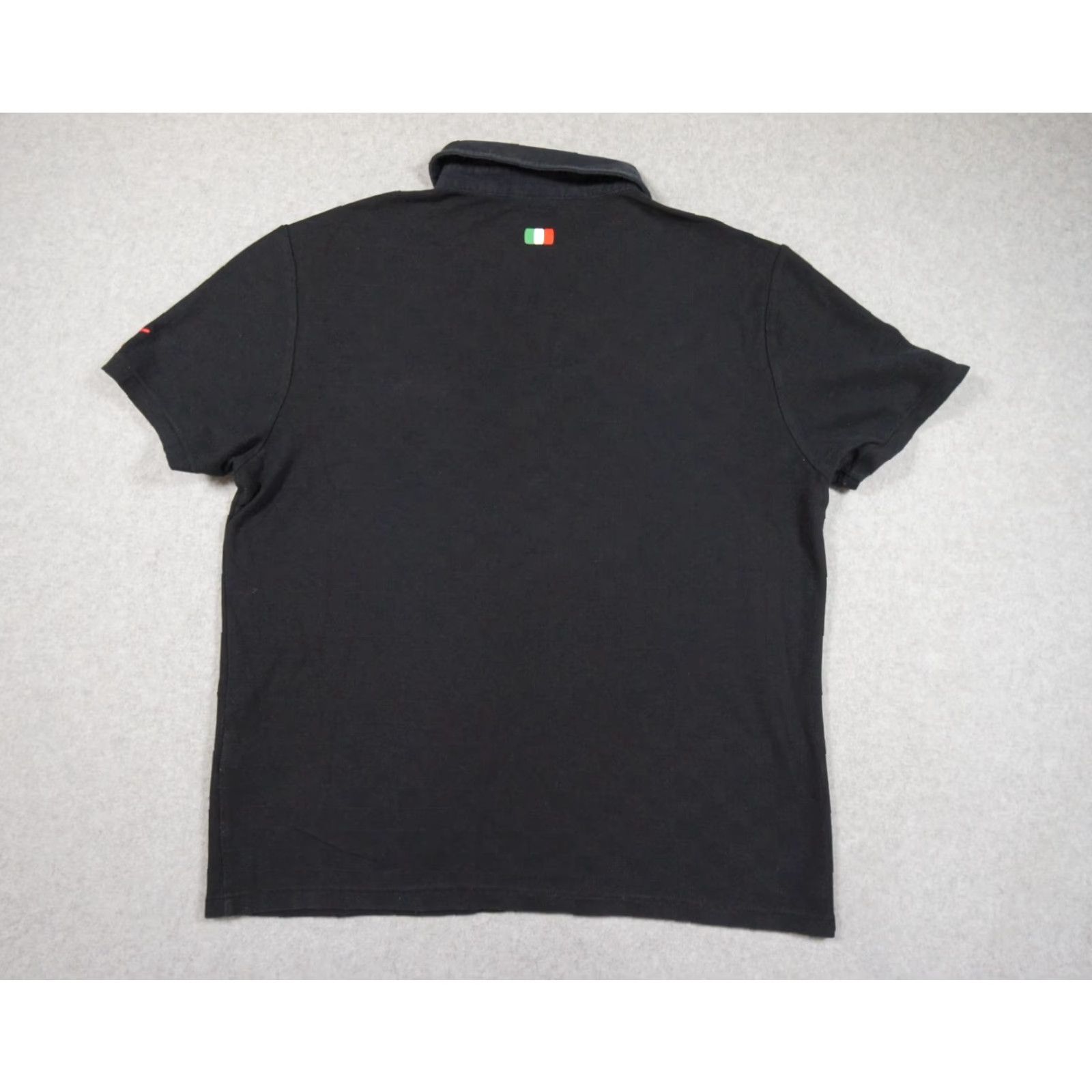 Puma PUMA Black Polo Shirt Mens Large Short Sleeve Collared Pocket Preppy Size US L / EU 52-54 / 3 - 5 Thumbnail