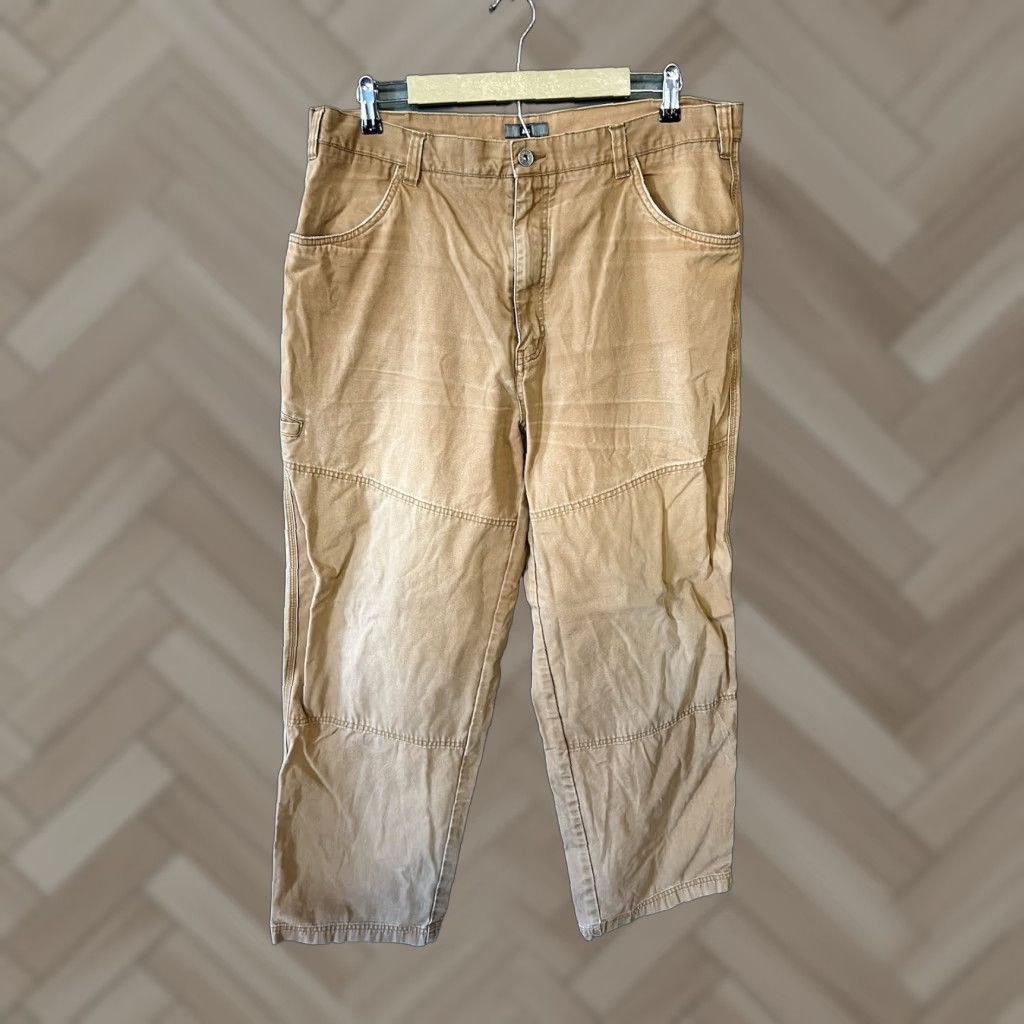 Vintage REI Mens Khaki Canvas Cotton Pants Straight Leg 38 x 32 Beige Vintage? (no) Size US 38 / EU 54 - 1 Thumbnail