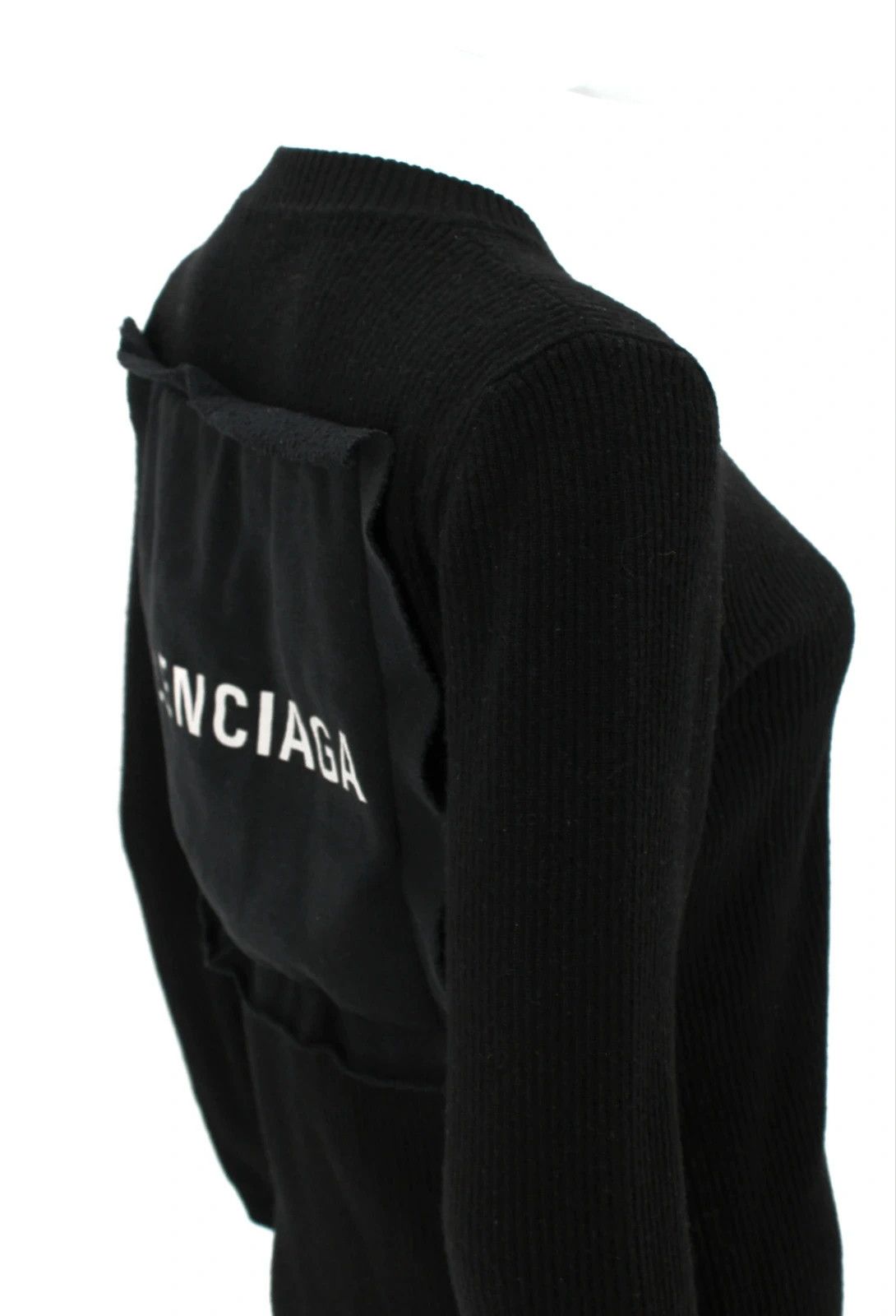 Balenciaga Ribbed Fitted Wool Jumper Size M / US 6-8 / IT 42-44 - 6 Thumbnail
