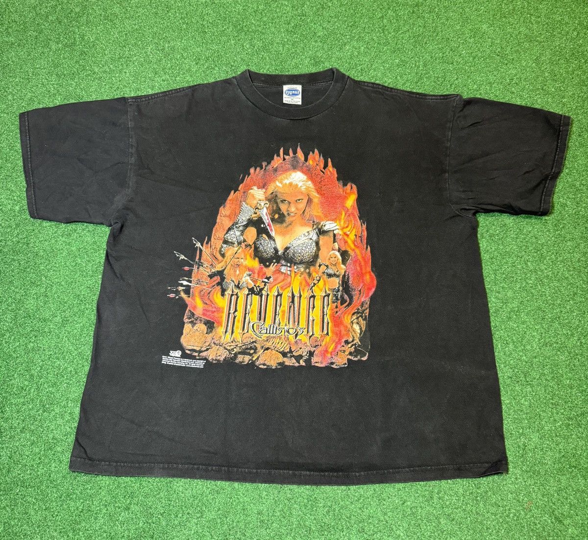 Vintage 90s Callisto’s Revenge INSANE Xena Princess Warrior T Shirt Size US XL / EU 56 / 4 - 1 Thumbnail
