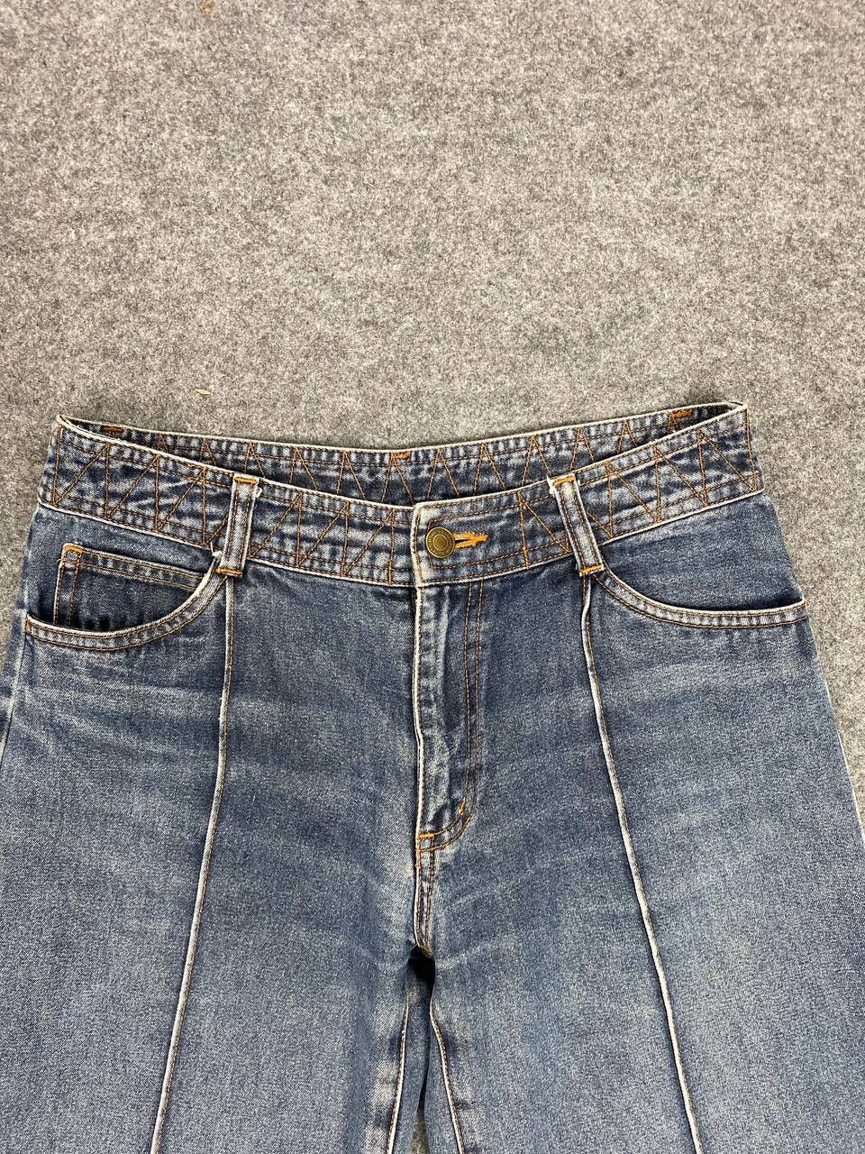 Japanese Brand vintage japanese brand wide leg denim Size US 31 - 6 Thumbnail