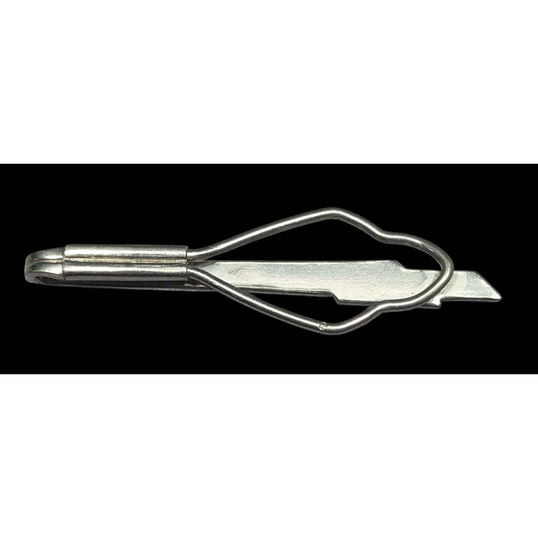 Other Vintage MidCentury Silver Tone Tie Clip Size ONE SIZE - 1 Thumbnail