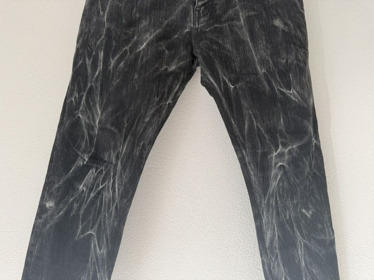 Saint Laurent Paris Black Denim Jeans with Bleached Finish Size US 32 / EU 48 - 3 Thumbnail