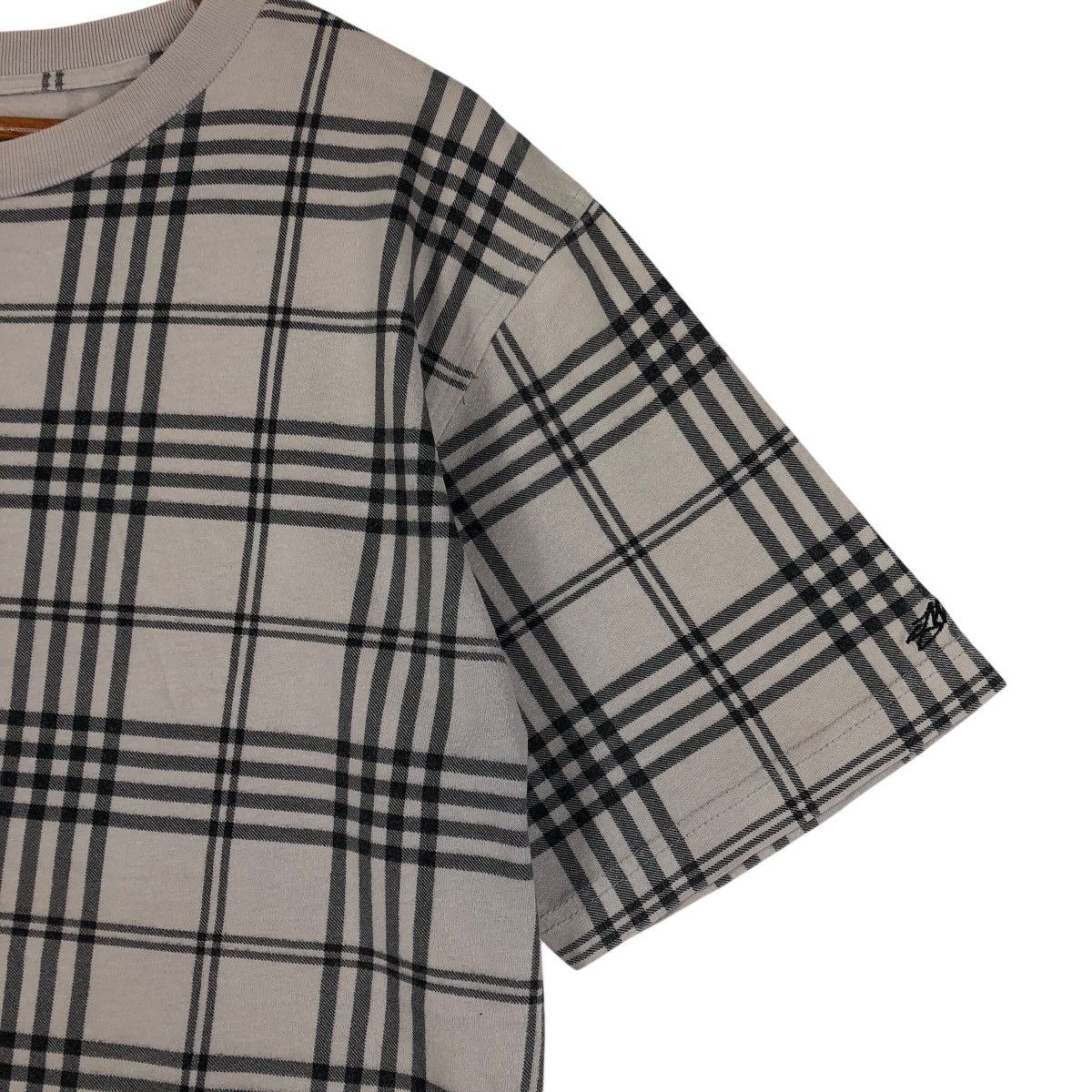 Stussy STUSSY Vintage Rip Off Burberry Nova Check T-Shirt Size US L / EU 52-54 / 3 - 4 Thumbnail